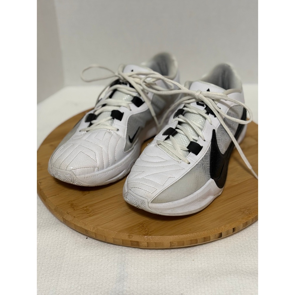 Nike Air Zoom GP Turbo Mens White Black Basketball Shoes CK7513-104